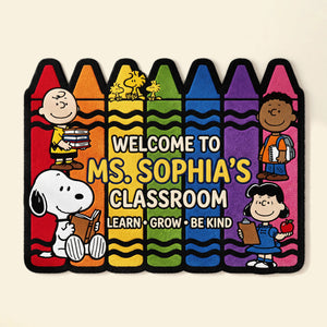 Welcome To Classroom Doormat - Personalized Gifts For Teachers 05tyti220726