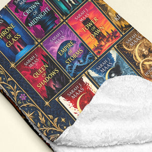 Book Series Blanket - Personalized Gifts For Fantasy Lovers 04nati071026