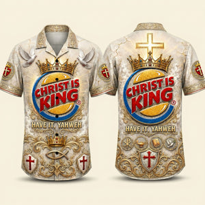 Faith King Hawaiian Shirt - Personalized Gifts For Christian Hawaiian Shirt 03TOTI090626