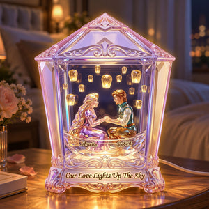 Forever Love In Fantastical World Light Box - Personalized Christmas Gifts For Couples 06nati211026