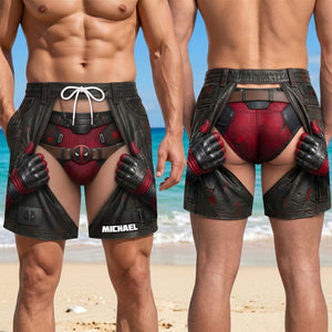 Bold Hero Beach Shorts - Personalized Gifts For Men 02tyti060726