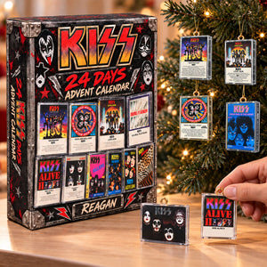 Kiss Retro Rock Band Advent Calendar Blind Box - Personalized Gifts For Rock Lovers 01huti271026
