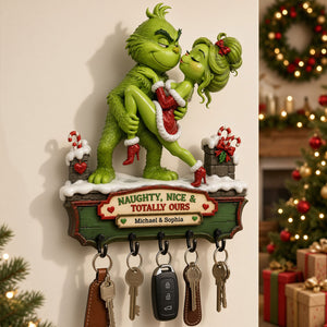 Mischief Couple Acrylic Key Hanger - Personalized Christmas Gifts 02nati240826