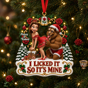 Partners in Mischief Christmas Ornament - Personalized Gifts For Couple 03TYTI140926