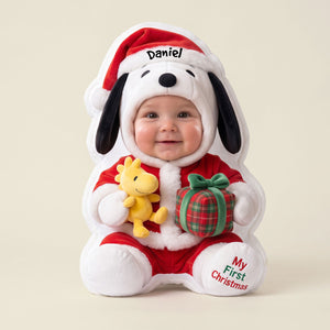 Baby First Christmas Lovely Pillow - Custom Photo Christmas Gifts For Kids 01pgti141026