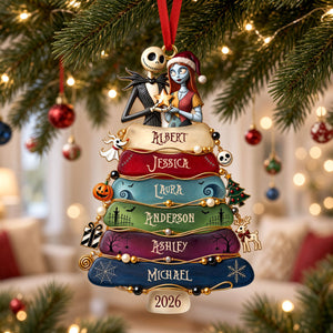 Lovely Family Frosted Seaglass Ornament - Personalized Christmas Gift For Family 04pati220926