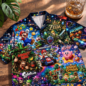 Gaming Universe Hawaiian Shirt - Personalized Gift For Gamers 02NATI300626