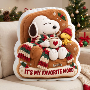 It's My Favorite Mood Christmas Pillow - Personalized Gifts For Christmas 05TTTI280926