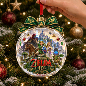 40th Anniversary Action-Adventure Game Ornament - Personalized Gifts For Christmas Ornament 05OHTI100926
