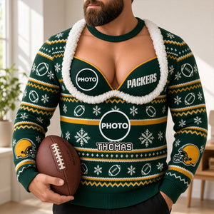 Sport Lover Funny Knitted Ugly Sweater - Personalized Gifts For Sport Fans Ugly Sweater 05OHTI300926