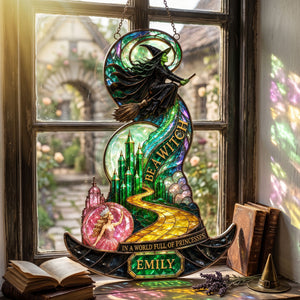 Whimsical Friendship Suncatcher - Personalized Gifts For Fans Suncatcher Ornament 04HATI280726