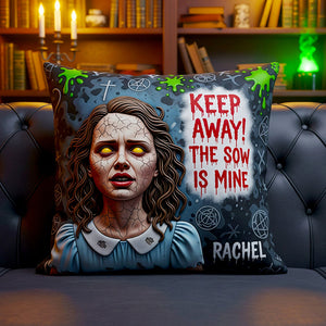Personalized Halloween Gifts For Horror Lovers Square Pillow 02HUDT210825
