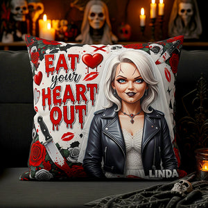 Personalized Halloween Gifts For Horror Lovers Square Pillow 02HUDT210825