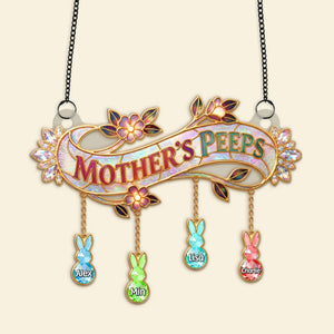 Cute Little Peeps Suncatcher - Personalized Gift For Grandma/Mom 01KIMG250326