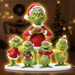 Grandma Green Monster Kids Light Box - Personalized Christmas Gifts 06NATI311025