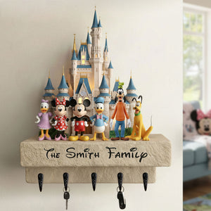 Cute Characters Acrylic Key Hanger - Personalized Gifts For Family 01hyti161225