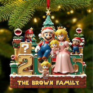 Family Ornament - Personalized Gifts For Family Christmas Ornament 05PATI061125