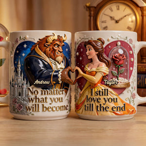 Fairytale Couple Set Coffee Mug - Personalized Gifts For Couple Coffee Mug 05NATI170126