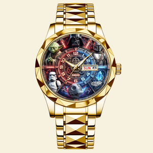 Cosmic Energy Stainless Steel Men’s Watch – Personalized Gifts 05huti160126