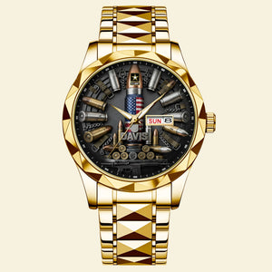 Personalized Gifts For Veteran Men's Watch 03TGTI011225