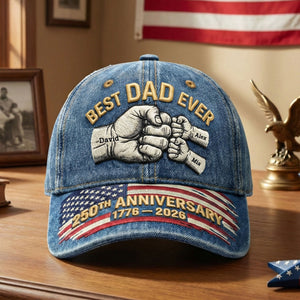 250th Anniversary Military Cap - Personalized Gift For Veteran Classic Cap 04NATI250226
