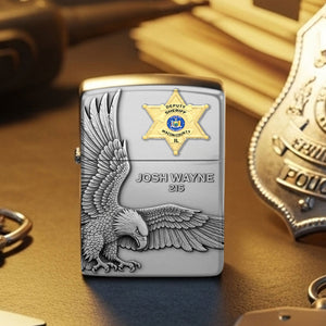 Personalized Gifts For Police Officer Lighter 02qhti250825