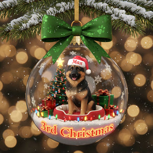 Personalized Gifts For Dog Lovers, Custom Photo Christmas Ornament 01hyti041125