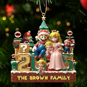 Family Ornament - Personalized Gifts For Family Christmas Ornament 05PATI061125