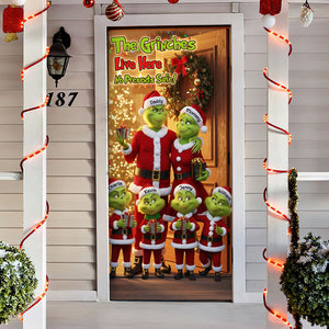 Personalized Gifts For Family Christmas Door Cover 06PGTI011125