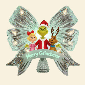 Cute Green Characters Tree Topper - Gifts For Christmas 01PATI211125