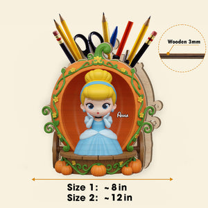 Princess Pen Holder - Personalized Gifts For Princess Lovers 01pgti300725