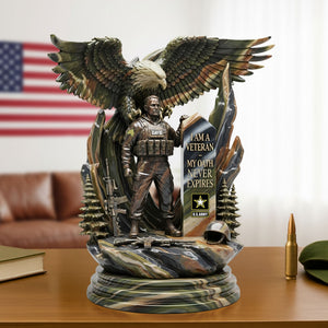 Guardian of Freedom Christmas Plaque - Personalized Gifts For Veteran 03tgti070725tt