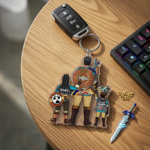 Epic Adventure Dad Keychain - Personalized Gifts 03qhhu080526
