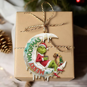 Green Monster Ornament - Personalized Gifts For Dog Lovers 03ohti250925