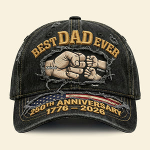 250th Anniversary Classic Cap Personalized Gifts For Dad 05NATI040326 - Caps - GoDuckee