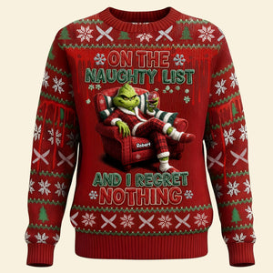 Chilling Horror Guy Ugly Sweater, Personalized Christmas Gifts 01qhti091025