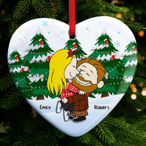 Personalized Gifts For Couple Ceramic Ornament 01ACAC091124-Homacus