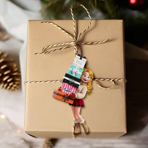 Shopping Girl Ornament - Personalized Gift For Christmas 04NATI181025