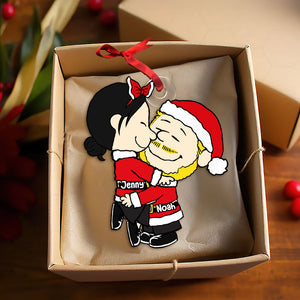 Snuggle Season Ornament - Personalized Christmas Gifts-Homacus