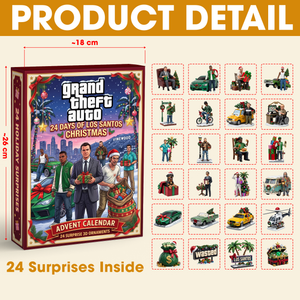 Open World Gamer Christmas Advent Calendar Blind Box - Personalized Gifts For Game Lovers 04TYDH271026