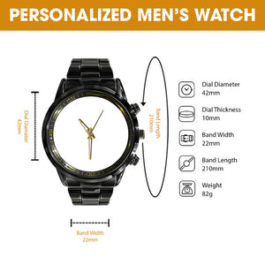 Military Men's Watch - Personalized Gifts For Veteran 04naqn250725