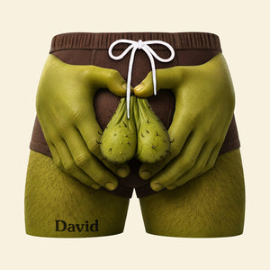 Men's Funny Beach Shorts - Personalized Gifts 03ohta040726