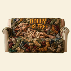 Chill Resting Elf Quilted Sofa Cover, Personalized Gifts 02qhta090726