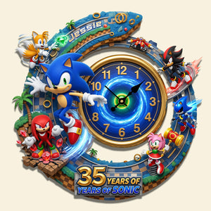 Legendary Adventure 35th Anniversary Hanging Wall Clock - Personalized Gifts 01tyta200726