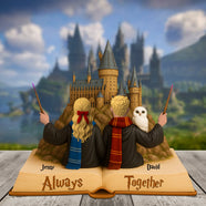 Wizard Couple Plaque - Personalized Gifts For Couple 01natn210525