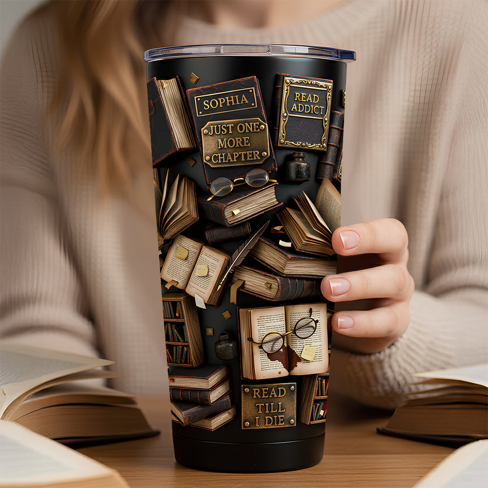 Reading Book 20oz Tumbler - Personalized Gifts For Book Lovers 06dtdt291225