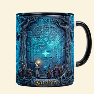 Mystical Realm Map Coffee Mug - Personalized Gift For Fantasy Lovers 01HUTN220826
