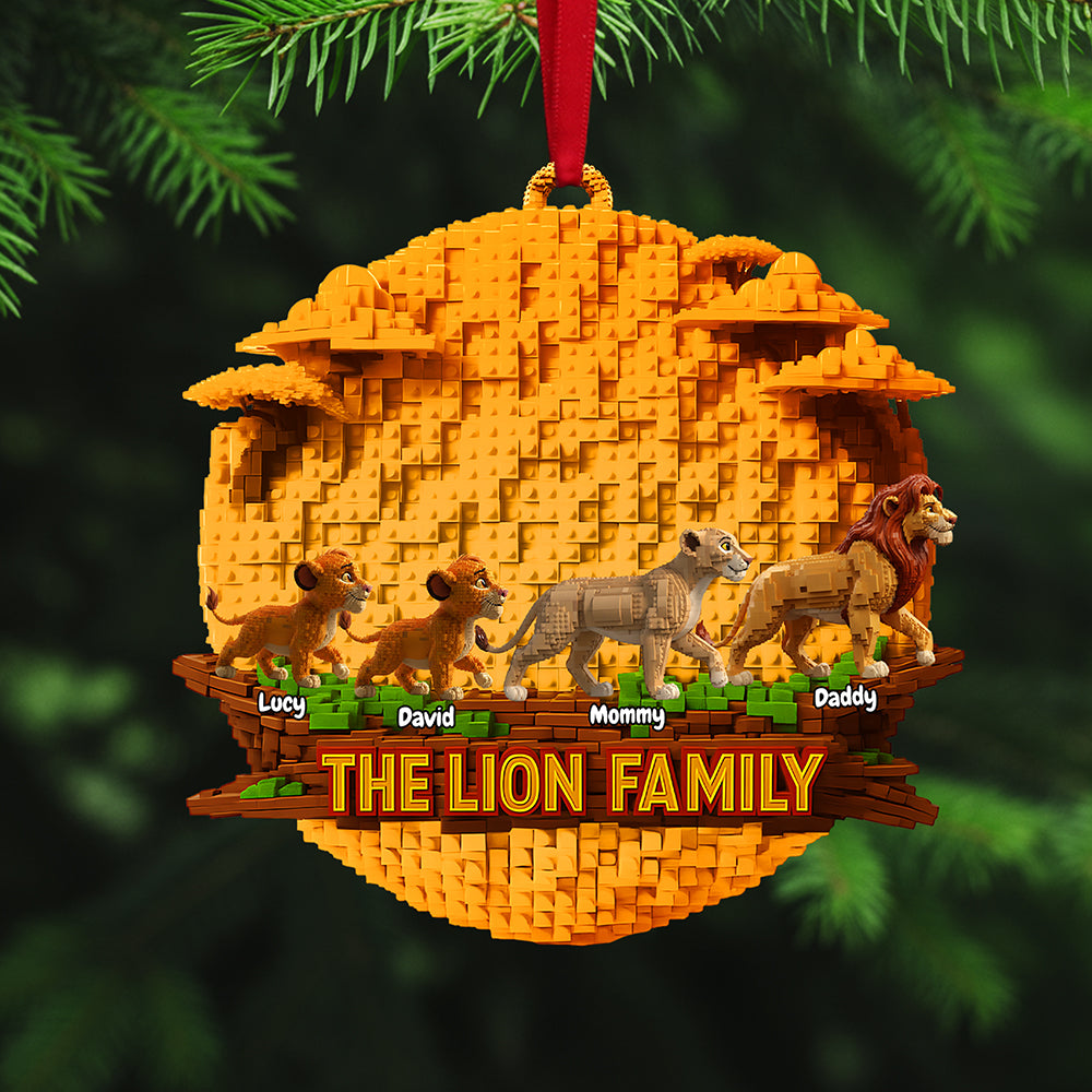 Christmas Family Ornament - Personalized Gift For Christmas 02OHTA151025