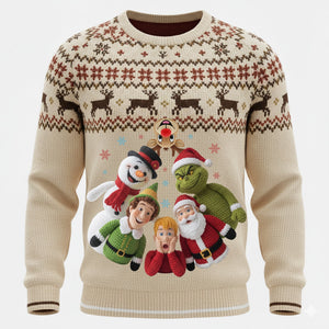 Funny Holiday Ugly Sweater - Personalized Christmas Gifts 02NAQN051125