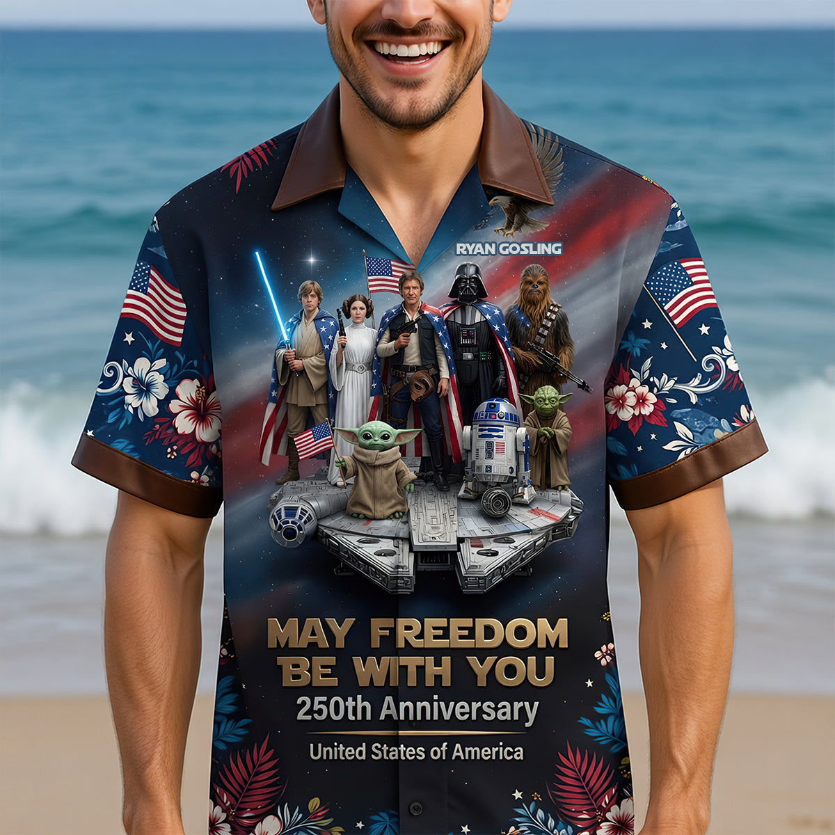 250th Anniversary Hawaiian Shirt - Personalized Gifts For Patriots 04tydt100626-Homacus